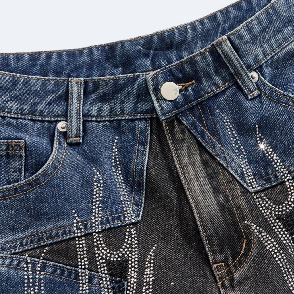 Star Rhinestone Denim™  Shorts