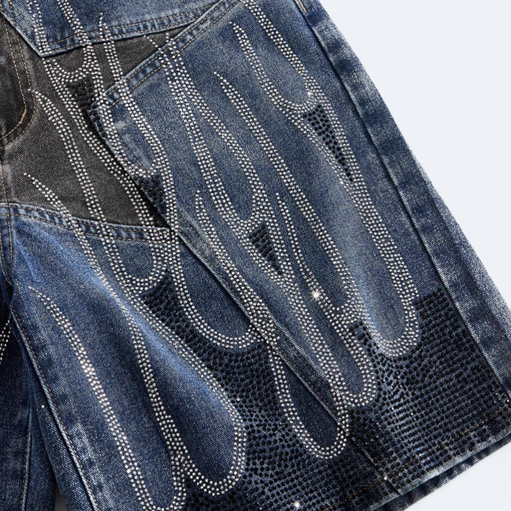 Star Rhinestone Denim™  Shorts